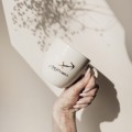 Kubek 300 ml - Strzelec / Sagittarius Kubek porcelanowy ze złotym zdobieniem Strzelec / Sagittarius Nadzwyczajnie.pl — widok z boku na białym tle