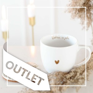 Kubek 300 ml - Dobrze, że jesteś ZŁOTY NAPIS OUTLET