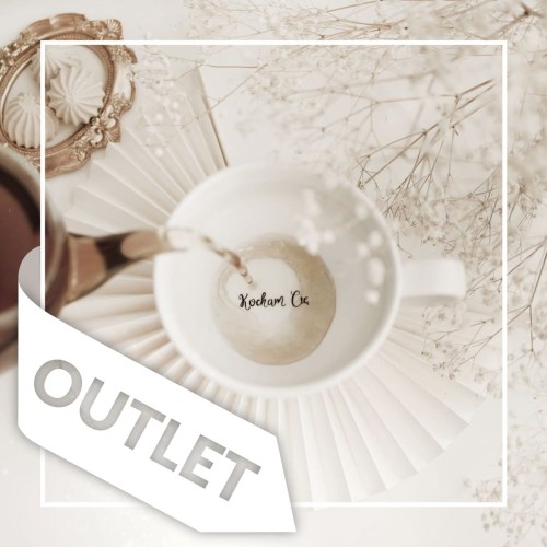 Kubek 500 ml - ZŁOTE SERCE + Kocham Cię NAPIS NA DNIE OUTLET