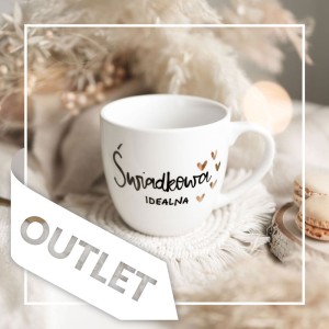 Kubek 300 ml - Świadkowa idealna ZŁOTE SERCA OUTLET