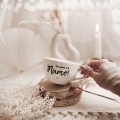 Filiżanka 250 ml ze spodkiem - Kocham cię mamo ZŁOTE SERCE Eleganckie opakowanie prezentowe filiżanki porcelanowej ze złotym sercem Nadzwyczajnie.pl — ze spodkiem - Kocham cię mamo