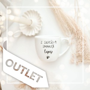 Kubek 300 ml - Z sierścią smakuje lepiej OUTLET