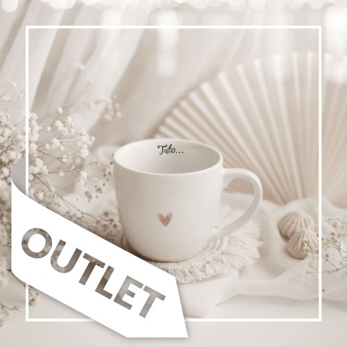 Kubek 300 ml - Tato NA DNIE Dobrze, że jesteś ZŁOTE SERCE OUTLET