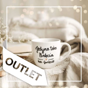 Kubek 300 ml - Jedyna taka babcia na świecie ZŁOTE SERCE OUTLET