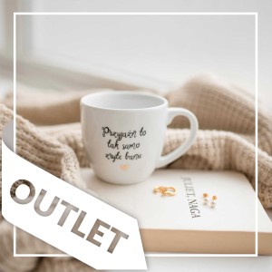 Kubek 300 ml - Przyjaźń to tak samo zryte banie ZŁOTE SERCE OUTLET