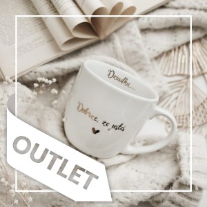 Kubek 300 ml - Dziadku dobrze, że jesteś ZŁOTY NAPIS OUTLET