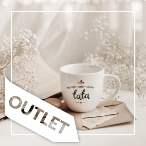 Kubek 300 ml - Przystojny, mądry, kochany Tata ZŁOTA KORONA OUTLET