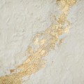 Milky Way II 80x80 - NA ZAMÓWIENIE - wybierz rozmiar - obraz strukturalny ze złotem, abstrakcja, ręcznie malowany Personalizowany produkt porcelanowy ze złotym zdobieniem jako idealny prezent — porcelana premium Nadzwyczajnie.pl