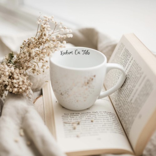 Kubek 300 ml - Kocham Cię Tato - nakrapiany