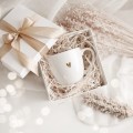 Pakowanie na Prezent Małe - Eleganckie Ozdobne Opakowanie dla Obdarowanej Osoby na Każdą Okazję Produkt porcelanowy ze złotym zdobieniem Pakowanie na Prezent Małe - Eleganckie Ozdobne Opakowanie dla Obdarowanej Osoby