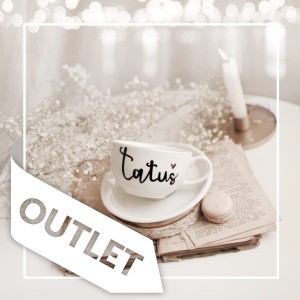 Filiżanka 250 ml ze spodkiem - Tatuś ZŁOTE SERCE OUTLET