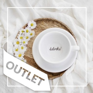 Filiżanka 250 ml ze spodkiem - Dolewkę? ZŁOTE SERCE OUTLET