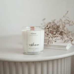 Świeca sojowa w szklance 180 ml - Wytchnienie KRÓLEWSKA LAWENDA
