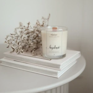 Świeca sojowa w szklance 180 ml - Łagodność MIODOWA JAGODA