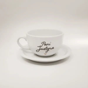 Personalizowana filiżanka ze spodkiem 350 ml 346/43 outlet