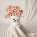 Kubek 300 ml - Mama - nieskończona miłość, cierpliwość i supermoc + złote różyczki 3P4A9763.webp