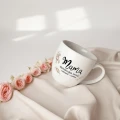 Kubek 300 ml - Mama - nieskończona miłość, cierpliwość i supermoc + złote różyczki 3P4A9780.webp