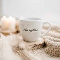 Kubek 300 ml - Jesteś Wyjątkowy NAKRAPIANY ZŁOTEM Biały kubek porcelanowy Nadzwyczajnie.pl ze złotym zdobieniem i napisem Jesteś Wyjątkowy NAKRAPIANY ZŁOTEM — 300 ml
