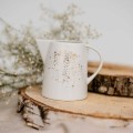 Zestaw deserowy na 6 osób - NAKRAPIANE ZŁOTEM Personalizowany zestaw porcelanowy ze złotym zdobieniem jako idealny prezent — porcelana premium Nadzwyczajnie.pl