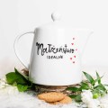 Dzbanek 1 litr - Małżeństwo idealne ZŁOTE SERCA Produkt porcelanowy ze złotym zdobieniem Dzbanek 1 litr - Małżeństwo idealne ZŁOTE SERCA Nadzwyczajnie.pl — widok z boku