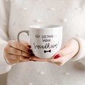 Kubek 300 ml - Czy zostaniesz moim świadkiem? Biały kubek porcelanowy Nadzwyczajnie.pl ze złotym zdobieniem i napisem Czy zostaniesz moim świadkiem? — 300 ml