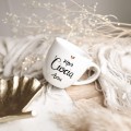 Biały Kubek Porcelanowy z Personalizacją 300 ml - Motyw Złotego Serca i Napis Super Ciocia z Imieniem dla Cioci na Każdą Okazję Kubek porcelanowy ze złotym zdobieniem Biały Kubek Porcelanowy z Personalizacją 300 ml - Motyw Złotego Serca i Napis