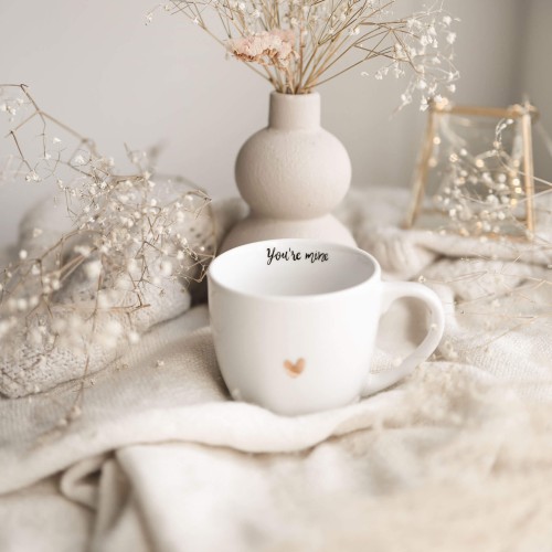 Kubek 300 ml - You're mine ZŁOTE SERCE