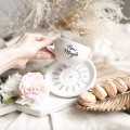 Biała Filiżanka Porcelanowa z Personalizacją 250 ml - Imiona Dzieci dla Nauczycielki na Każdą Okazję Filiżanka porcelanowa ze złotym zdobieniem Biała Filiżanka Porcelanowa z Personalizacją 250 ml - Imiona Dzieci dla