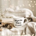 Biały kubek porcelanowy 300 ml - napis jedyna taka babcia na świecie ze złotym sercem dla babci na dzień babci Biały kubek porcelanowy Nadzwyczajnie.pl ze złotym sercem i napisem Jedyna taka babcia na świecie — 300 ml