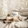 Biała Filiżanka Porcelanowa ze Spodkiem z Personalizacją 250 ml - Motyw Złotego Serca i Napis Kochana Babcia z Imieniem dla Babci na Każdą Okazję Biały filiżanka ze złotym zdobieniem Nadzwyczajnie.pl Biała Filiżanka Porcelanowa ze Spodkiem z Personalizacją 250 ml -