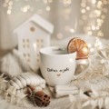 Biały Kubek Porcelanowy 300 ml - Napis Dziadku Dobrze, Że Jesteś na Dzień Dziadka dla Dziadka Biały kubek ze złotym zdobieniem Nadzwyczajnie.pl Biały Kubek Porcelanowy 300 ml - Napis Dziadku Dobrze, Że Jesteś na