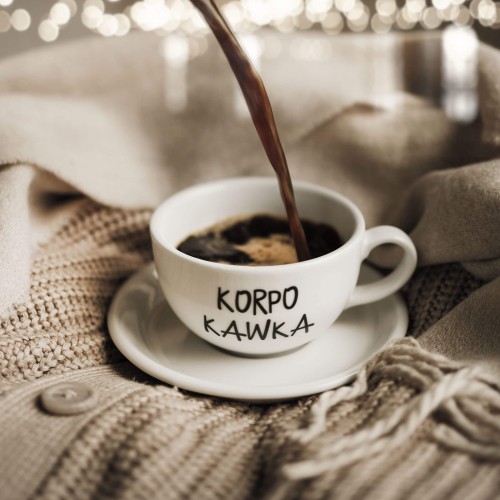 Filiżanka 250 ml ze spodkiem - Korpo kawka