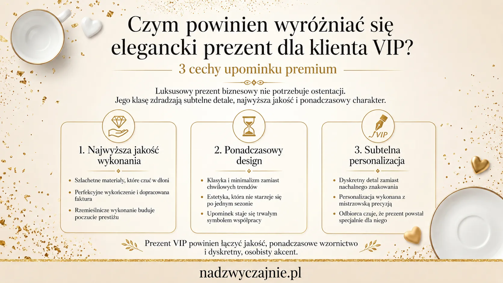 Czym powinien wyróżniać się elegancki prezent dla klienta VIP? - 3 cechy upominku premium