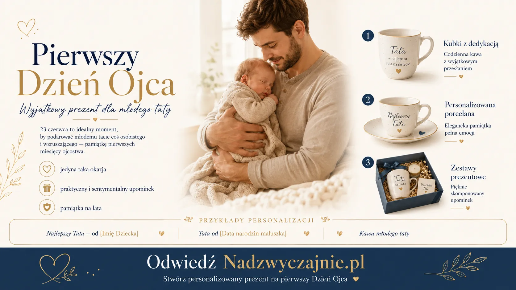 Pierwszy Dzień Ojca - wyjątkowy prezent dla młodego taty