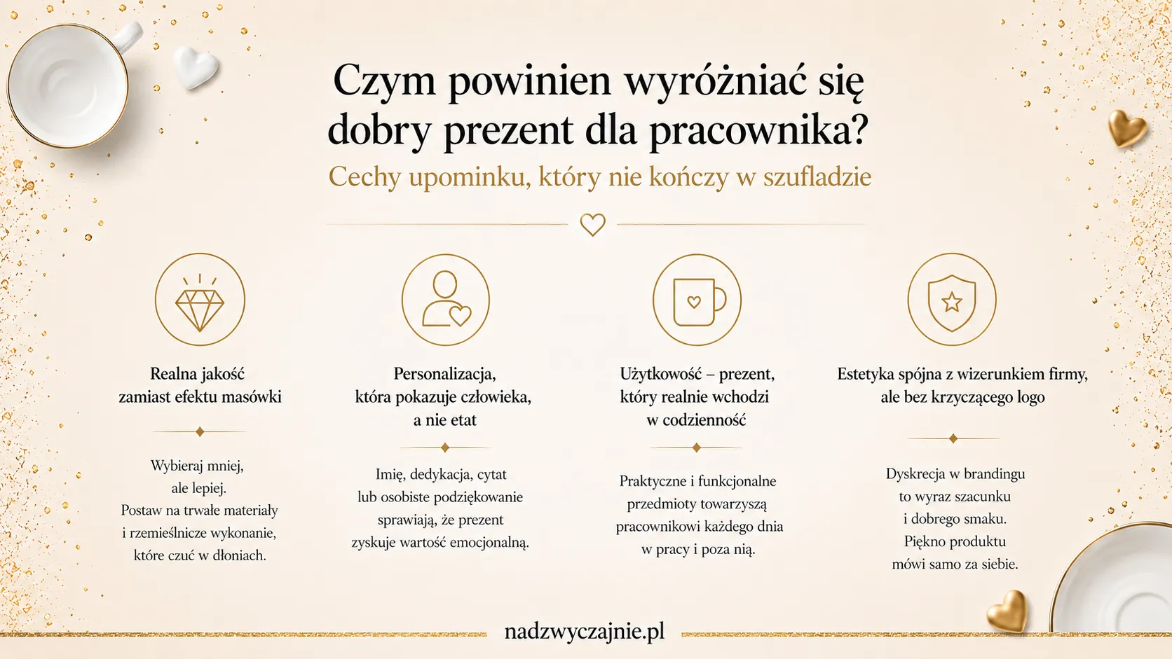 Czym powinien wyróżniać się dobry prezent dla pracownika?