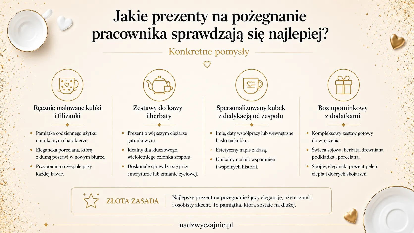 Jakie prezenty na pożegnanie pracownika sprawdzają się najlepiej?