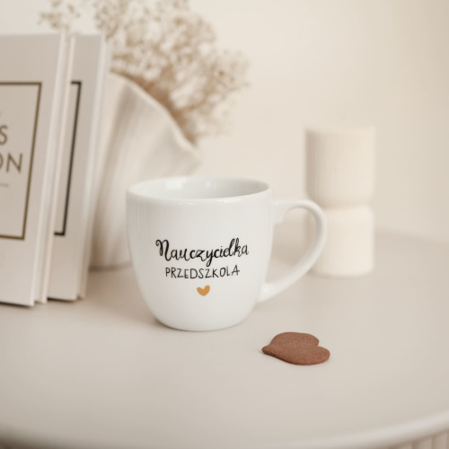 Kubek 300 ml - Nauczycielka przedszkola ZŁOTE SERCE