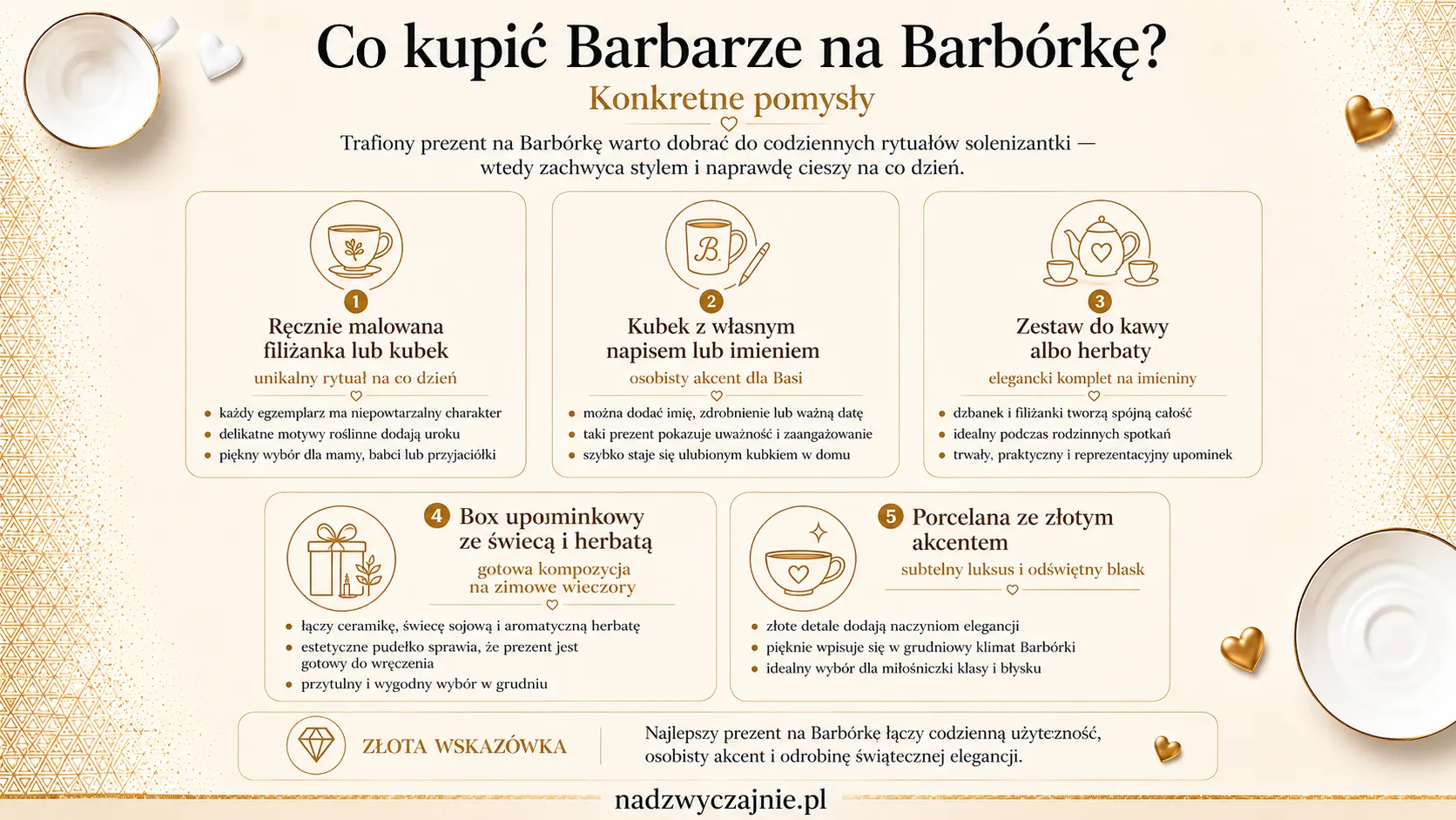 Co kupić Barbarze na Barbórkę? Konkretne pomysły