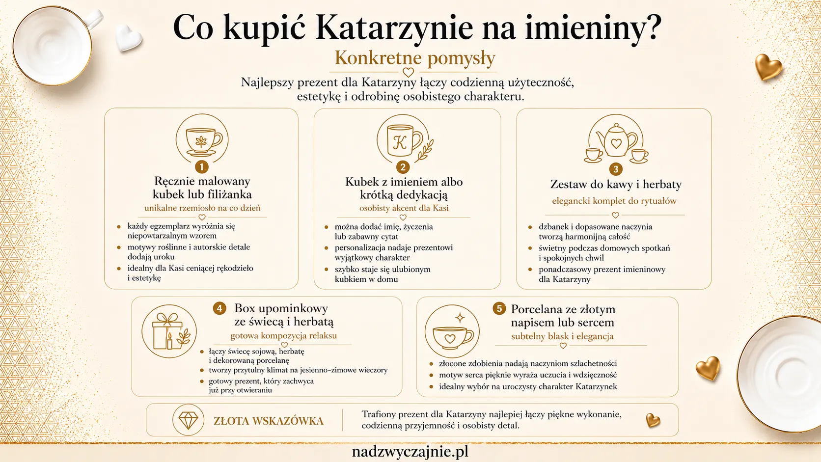 Co kupić Katarzynie na imieniny? Konkretne pomysły
