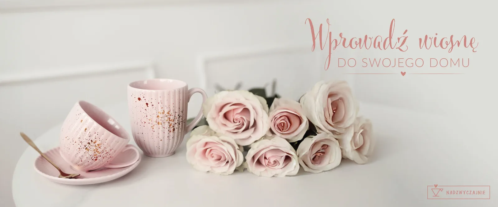 różowa kolekcja porcelany